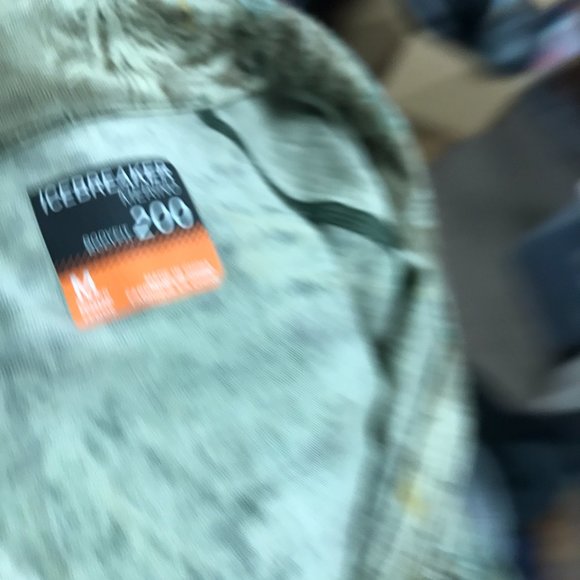 Icebreaker 200 green brown nature print quarter zip top realtree max1 M - Picture 8 of 8